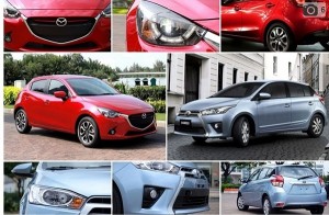 So sánh Mazda2 và Yaris 2017